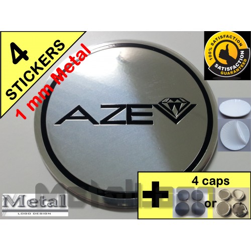 Mercedes Brabus Wheel Center Cap Domed Stickers Black And Gray, Wheel  Emblems, Stickers